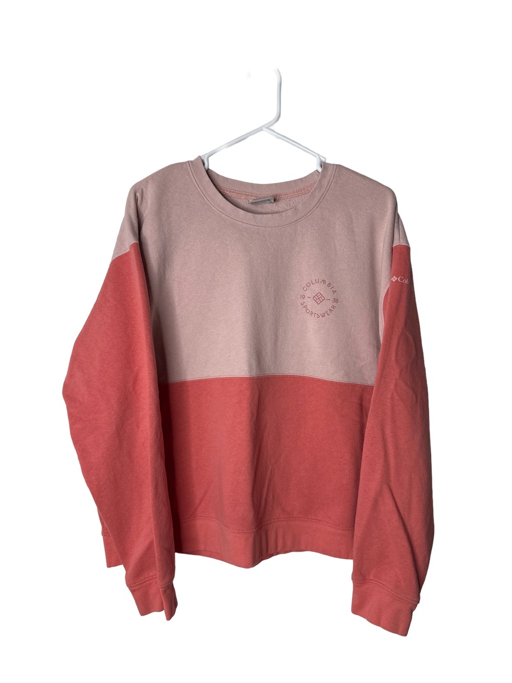 COLUMBIA Women’s Colorblock Preppy Lightweight Cozy Pullover Sweatshirt XL